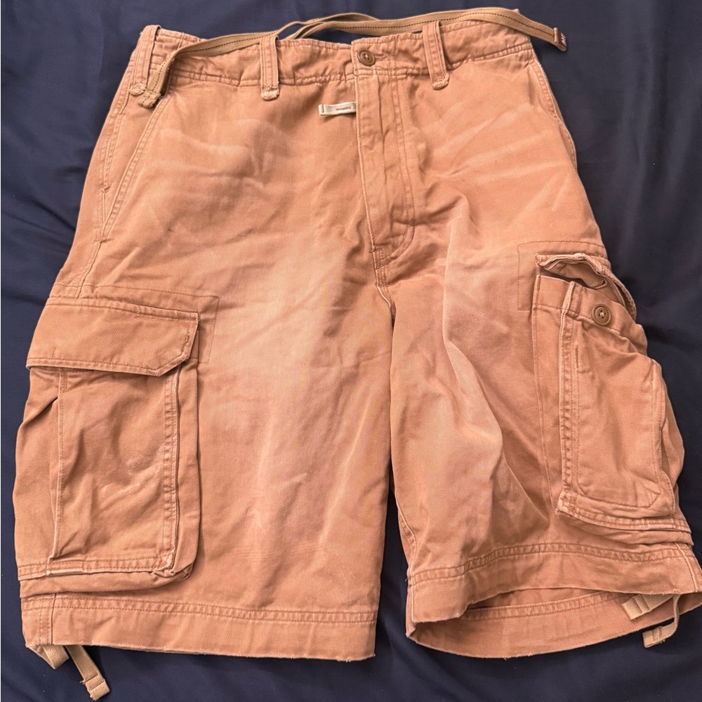 Men's Tan Cargo Shorts